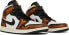 [DQ8417-071] Mens Air Jordan Retro 1 Mid SE 'Orange Wear Away'