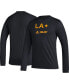 Фото #1 товара Men's Black LA Galaxy Icon Long Sleeve T-shirt