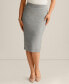 Фото #4 товара Women's Diamond Knit Sweater Pencil Skirt