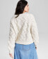 ფოტო #2 პროდუქტის Women's Pointelle Cardigan, Created for Macy's