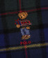 Фото #3 товара Men's Tartan Bear Holiday Scarf