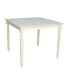 Фото #3 товара Solid Wood Top Table - Turned Legs