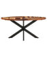 Фото #2 товара Dining Table 63"x35.4"x29.5" Solid Acacia Wood with Sheesham Finish