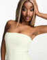 Фото #4 товара Vesper bandeau mini dress in sage green