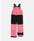 Фото #3 товара Toddler Girls Overall Snow Pants Candy Pink - Toddler|Child