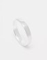 ASOS DESIGN sterling silver band ring in silver