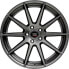 Фото #2 товара Колесный диск литой TEC Speedwheels GT7 gun-metal 8.5x19 ET42 - LK5/120 ML72.6