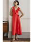 Boden Saskia Wrap Jersey Maxi Dress Women's Red 14P