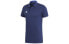 Фото #1 товара adidas Logo短袖Polo衫 男款 蓝色 / Поло Adidas LogoPolo CV8270