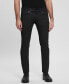 Фото #1 товара Men's Miami Black Coated Skinny Jeans