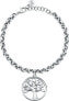 Charming steel bracelet with the Tree of Life Vita SATD19 pendant