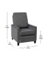 Фото #9 товара Renza Transitional Pushback Recliner With Pillow Style Back And Accent Nail Trim - Manual Recliner