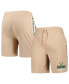 ფოტო #1 პროდუქტის Men's Tan Milwaukee Bucks Team Stripe Shorts