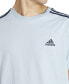 Фото #3 товара Men's Essentials 3-Stripes Regular-Fit Logo Graphic T-Shirt