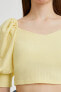 Kadın Sarı Bluz 1YAK13018EK