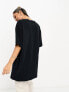 Фото #7 товара ASOS DESIGN long line t-shirt in black