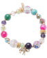 ფოტო #1 პროდუქტის Gold-Tone Multi-Bead Tassel Stretch Bracelet