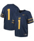 Фото #1 товара Футболка для малышей Nike Big Boys #1 синего цвета Cal Bears Replica Game Jersey