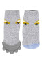 Фото #1 товара Diş Kaşıyıcılı Havlu Bebek Çorap 3-12 Ay Gri
