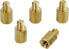 Фото #1 товара Renkforce Motherboard screws - Screws & nuts - Gold - 5 pc(s)