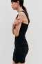 Фото #5 товара Платье мини ZARA драпированное