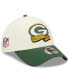 ფოტო #2 პროდუქტის Men's Cream, Green Green Bay Packers 2022 Sideline 39THIRTY 2-Tone Flex Hat