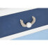 Фото #2 товара Тумба с ящиками DKD Home Decor Белый Небесный синий Тёмно Синий Веревка Деревянный MDF 80 x 40 x 80 cm