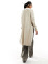 Vila longline cardigan in beige