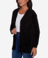 Petite Classics Chenille Cardigan Sweater with Pockets