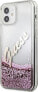 Фото #2 товара Guess Etui Guess GUHCP12SGLVSPI Apple iPhone 12 mini różowy/pink hardcase Glitter Vintage Script