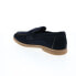 Фото #6 товара Bruno Magli Forteza MB1FORN1 Mens Blue Suede Loafers & Slip Ons Penny Shoes 9.5