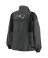 ფოტო #3 პროდუქტის Women's Charcoal New England Patriots Popover Packable Half-Zip Jacket