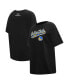 ფოტო #1 პროდუქტის Women's Black Golden State Warriors Script Boyfriend T-shirt