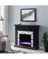 Lysander Marble Color Changing Electric Fireplace