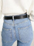 ASOS DESIGN waist and hip jeans belt in black - BLACK