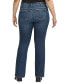 ფოტო #2 პროდუქტის Plus Size Elyse Mid-Rise Comfort-Fit Slim Bootcut Jeans