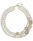 Фото #1 товара Charter Club gold-Tone Layered Beaded Necklace, 19" + 2" extender, Created for Macy's