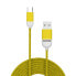 Универсальный кабель USB-C-USB Celly PT-TC001-5Y Жёлтый 1,5 m