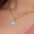 Romantic necklace with two hearts Love SOR18