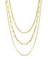 Фото #1 товара Sterling Forever women's Kori Triple Layered Necklace