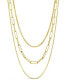 ფოტო #1 პროდუქტის Women's Kori Triple Layered Necklace