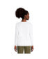 Women's Petite Relaxed Supima Cotton Long Sleeve Crewneck T-Shirt