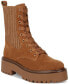 Фото #1 товара Women's Evina Lace-Up Knit Combat Boots