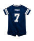 Infant Boys and Girls Trevon Diggs Navy Dallas Cowboys Game Romper Jersey