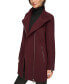 Фото #3 товара Womens Asymmetrical Zip Coat, Created for Macys