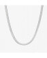 ფოტო #8 პროდუქტის Herringbone Chain Necklace - Ina Silver