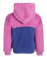 ფოტო #2 პროდუქტის Toddler & Little Girls Colorblocked Faux-Sherpa Hooded Jacket, Created for Macy's
