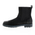 Diesel D-Throuper Y02476-PS066-T8013 Mens Black Leather Casual Dress Boots