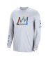 ფოტო #3 პროდუქტის Men's White Brooklyn Nets 2022/23 City Edition Pregame Warmup Long Sleeve Shooting Shirt