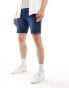 Фото #1 товара ASOS DESIGN skinny regular length denim short in tinted blue